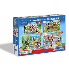 Coffret de 4 puzzles Minnie pour 10€