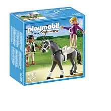 Playmobil - Dresseur de chevaux et voltigeuse pour 9