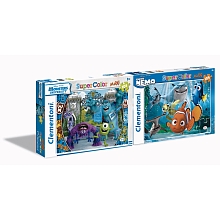 Clementoni - Disney 2 Maxi puzzle 104 pices - Le monde de Nemo et Monstre Cie pour 10