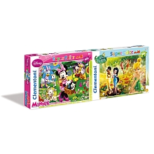 Clementoni - Disney 2 Maxi puzzle 104 pices - Fe Clochette et Minnie pour 10