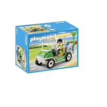 Playmobil - Gardien du camping et Vhicule de service pour 13