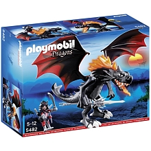 Playmobil - Grand dragon royal et flamme lumineuse pour 37