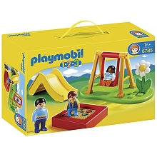 Playmobil 1.2.3 - Enfants et Parc de jeux pour 11