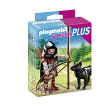 Playmobil - Guerrier avec loup pour 4