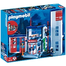 Playmobil - Caserne de Pompiers pour 80