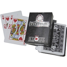 Poker - Lot de 2 jeux de cartes + Dealer Mtal pour 15