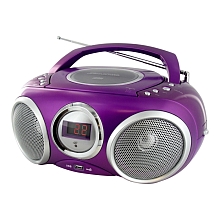Lecteur radio CD MP3 violet pour 60