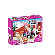 Playmobil - Salon avec chemine pour 23