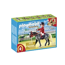 Playmobil - Le cheval trakehner et cavalire pour 11