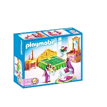 Playmobil - Le chambre de la reine et berceau pour 14