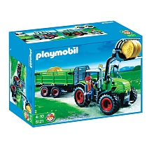 Playmobil - Le grand tracteur avec remorque pour 40