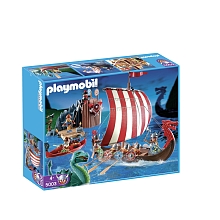 Playmobil - Le drakkar et camp des vikings 5003 pour 50