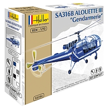 Kit maquette hlicoptre Alouette III Gendarmerie 1/72me pour 15