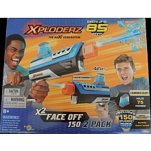Xploderz -2 pistolets X2 Face Off 150 pour 20
