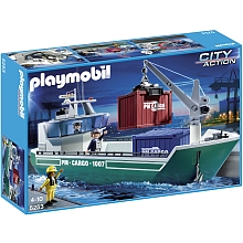 Playmobil - Cargo avec grue de chargement pour 58