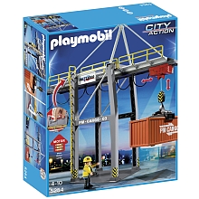 Playmobil - Portique lectrique  conteneurs pour 56