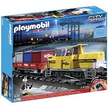 Playmobil - Train Porte-conteneurs radiocommand pour 140