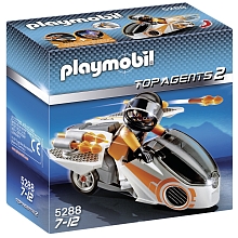 Playmobil - Moto et Agent Secret pour 14