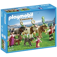 Playmobil - Famille et vaches des montagnes pour 23
