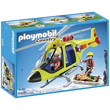Playmobil - Hlicoptre de secours en montagne pour 23