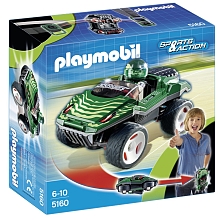 Playmobil - Voiture camouflage  transporter pour 13