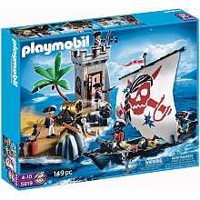 Playmobil - La chaloupe des pirates et Tourelle - 5919 pour 50