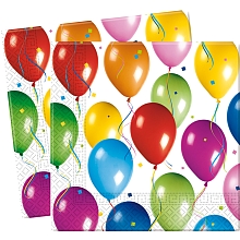 20 serviettes thme Balloons Fiesta pour 2