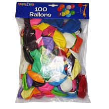 100 ballons opaques 25cm multi pour 10