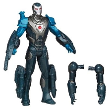 Figurine 10 cm Iron Man 3 - Hypervelocity Iron Patriot (A1786) pour 14